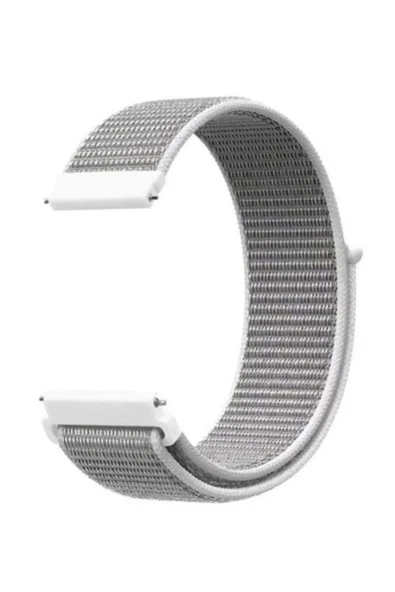 KRETON KRETON Samsung Galaxy Watch 6 Classic 43mm / 47mm Uyumlu Spor Kumaş Desenli Cırt Cırtlı Kordon Kayış - Resim 5