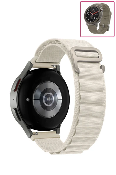 KRETON KRETON Amazfit GTR 47mm Uyumlu Kordon Alpine Loop Döngü Spor Kayış - Resim 6