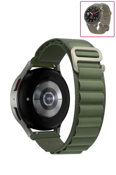 KRETON KRETON Amazfit GTR 47mm Uyumlu Kordon Alpine Loop Döngü Spor Kayış - Resim 9
