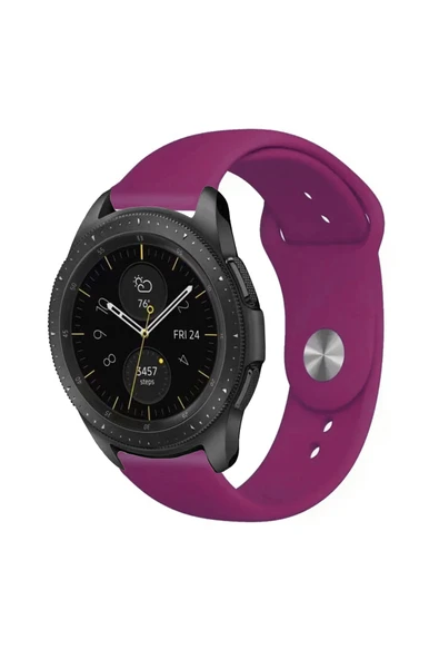 KRETON KRETON Samsung Galaxy Watch 42 mm Uyumlu Kordon Yumuşak Dokulu Silikon Kayış - Resim 11