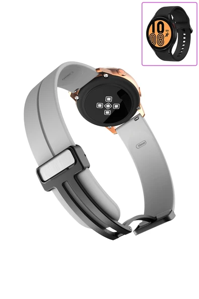 KRETON KRETON Samsung Galaxy Watch 4 40mm/44mm Uyumlu Kordon Magnetic Klipsli Premium Kayış - Resim 6
