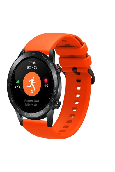 KRETON KRETON Honor Magic Watch 2 46mm Uyumlu Kordon Yumuşak Dokulu Soft Renk Tokalı Silikon Kayış ürün görseli