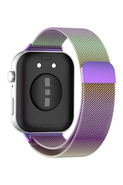 KRETON KRETON Huawei Watch Fit 3 / Fit 4 / Fit 4 Pro Ile Uyumlu Kordon Hasır Örgü Metal Mıknatıslı Kayış ürün görseli