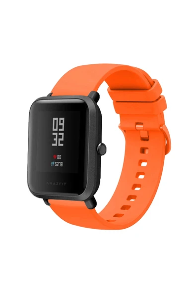KRETON KRETON Amazfit BİP-BİPU-BİPS-BİP LİTE-BİP3-BİP3PRO İLE Uyumlu Kordon Yumuşak Dokulu Tokalı Silikon Kayış - Resim 2