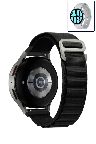 KRETON KRETON Samsung Galaxy Watch 6 40mm / 44mm Uyumlu Kordon Alpine Loop Döngü Spor Kayış - Resim 4