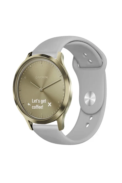 KRETON KRETON Garmin Vivomove Trend Ile Uyumlu Yumuşak Dokulu Silikon Kordon Kayış (20MM) ürün görseli