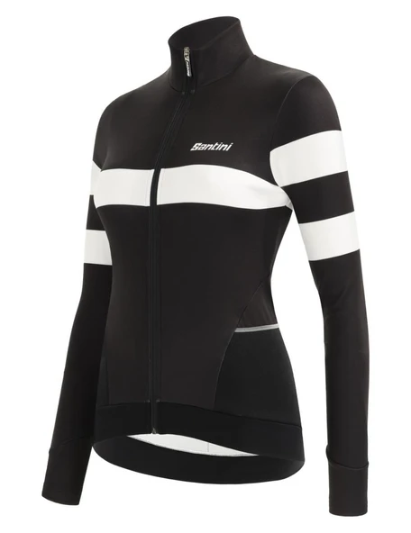 Santini Coral Bengal Kadın Termal Kışlık Bisiklet Forması 2W216175CORALBENG - Resim 8