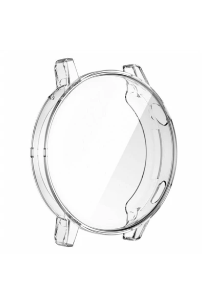 KRETON KRETON Huawei Watch Gt3 46mm Uyumlu Kasa ve Ekran Koruyucu 360 Tam Koruma Silikon Kılıf - Resim 3