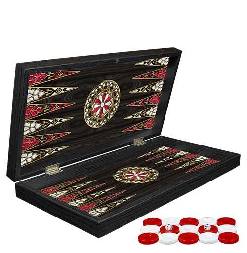 Klasik Sedef İşlemeli Tavla (Model 2) ürün görseli 1