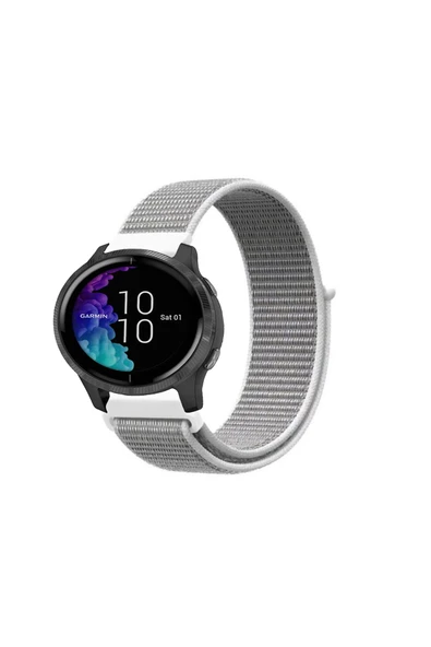 KRETON KRETON Garmin Venu Uyumlu Spor Kumaş Desenli Cırt Cırtlı Kordon Kayış ürün görseli