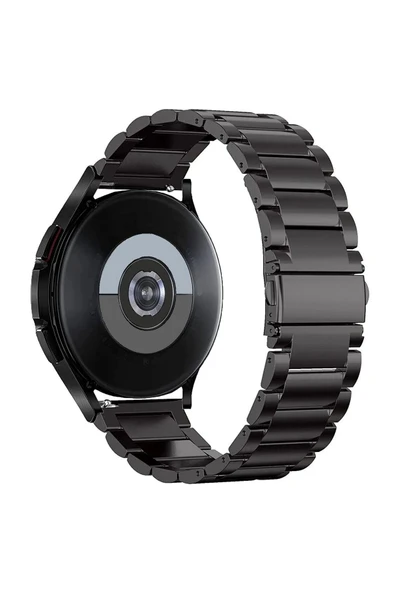 KRETON KRETON Samsung Galaxy Watch 6 40mm / 44mm Uyumlu GÜMÜŞ Kordon Baklava Model Paslanmaz Çelik Metal Kayış - Resim 10