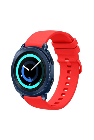 KRETON KRETON Samsung Gear Sport Uyumlu Kordon Yumuşak Dokulu Soft Renk Tokalı Silikon Kayış - Resim 5