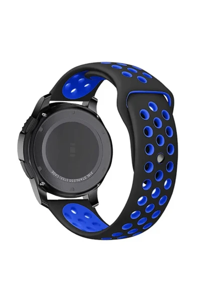 KRETON KRETON Lenovo Smart Watch S2 Uyumlu Kordon Yumuşak Dokulu Delikli Silikon Kayış - Resim 9