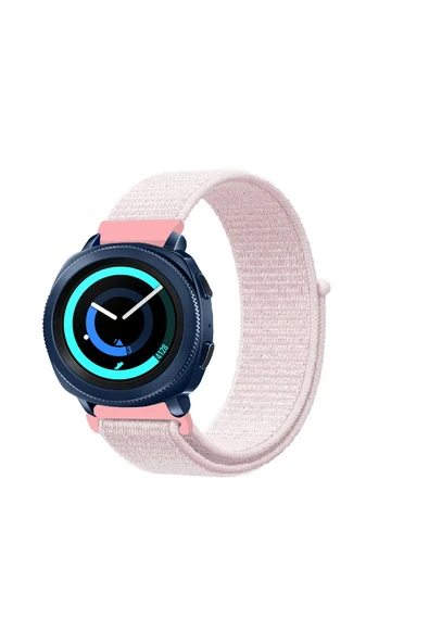 KRETON KRETON Samsung Gear Sport Uyumlu Spor Kumaş Desenli Cırt Cırtlı Kordon Kayış - Resim 10