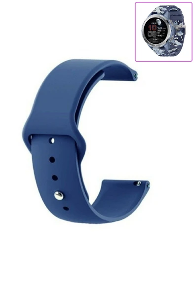 KRETON KRETON Honor Watch Gs Pro Uyumlu Bordo Kordon Yumuşak Dokulu Silikon Kayış - Resim 7