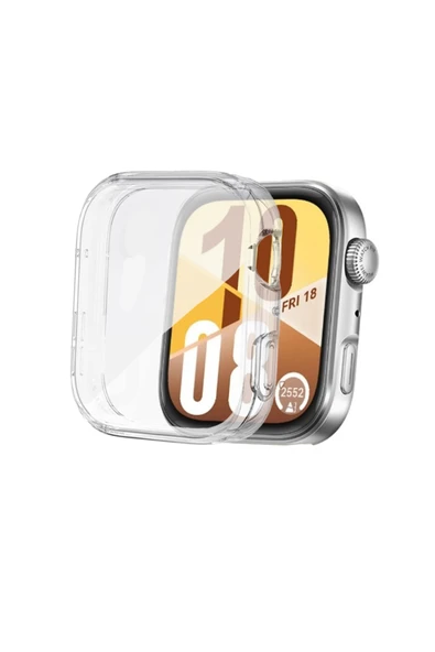 KRETON KRETON Huawei Watch Fit 4 ile Uyumlu Kasa Ve Ekran Koruyucu 360 Tam Koruma Silikon Kılıf ürün görseli