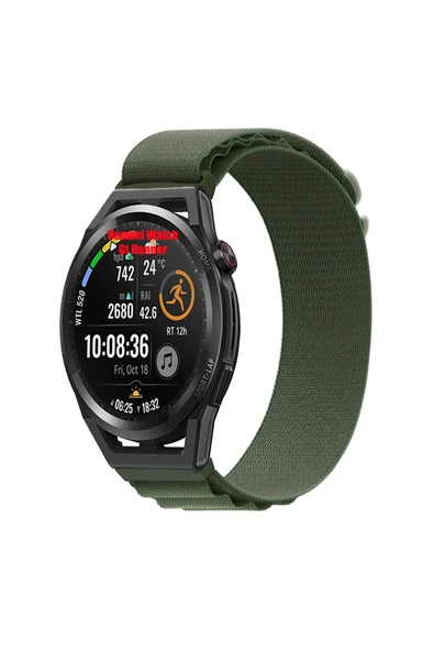 KRETON KRETON Huawei Watch Gt Runner Uyumlu Kordon Alpine Loop Döngü Spor Kayış - Resim 8