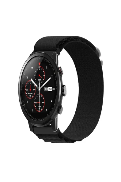 KRETON KRETON Amazfit Pace 2 Stratos Uyumlu Kordon Alpine Loop Döngü Spor Kayış - Resim 4