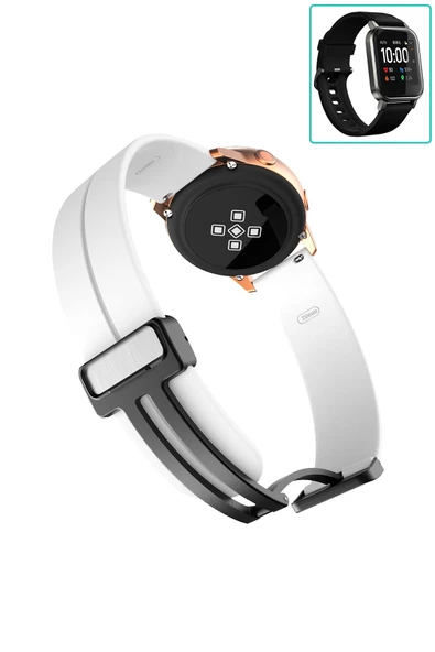 KRETON KRETON Haylou LS02 Uyumlu Kordon Magnetic Klipsli Premium Kayış - Resim 3