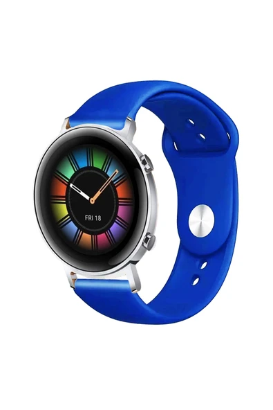 KRETON KRETON Huawei Watch Gt2 42mm Uyumlu Kordon Yumuşak Dokulu Silikon Kayış - Resim 3