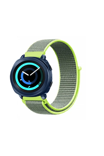 KRETON KRETON Samsung Gear Sport Uyumlu Spor Kumaş Desenli Cırt Cırtlı Kordon Kayış ürün görseli