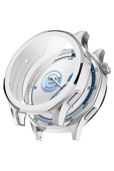 KRETON KRETON Huawei Watch Gt5 46mm ile Uyumlu Kasa Ve Ekran Koruyucu 360 Tam Koruma Silikon Kılıf ürün görseli