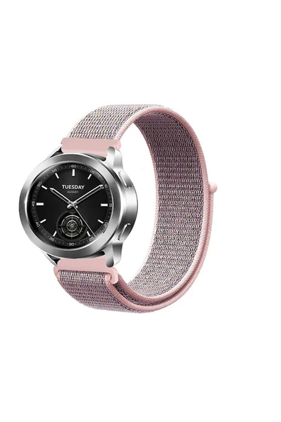 KRETON KRETON Xiaomi Watch S1 , S1 Active, S1 Pro  Uyumlu Spor Kumaş Desenli Cırt Cırtlı Kordon Kayış - Resim 3