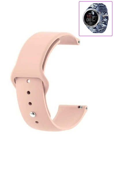 KRETON KRETON Honor Watch Gs Pro Uyumlu Bordo Kordon Yumuşak Dokulu Silikon Kayış - Resim 11