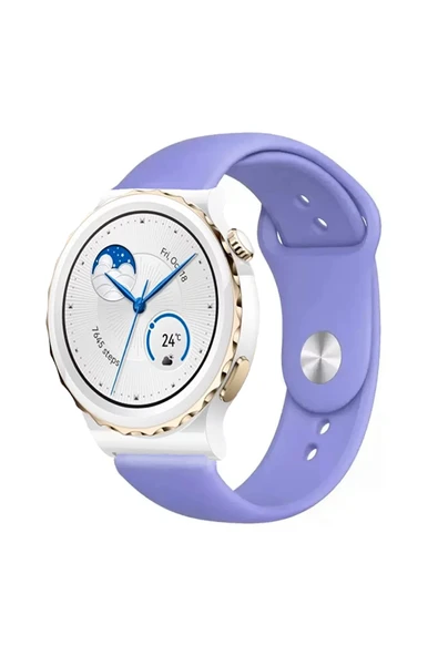 KRETON KRETON Huawei Watch Gt3 Pro 43mm Uyumlu Kordon Yumuşak Dokulu Silikon Kayış - Resim 10