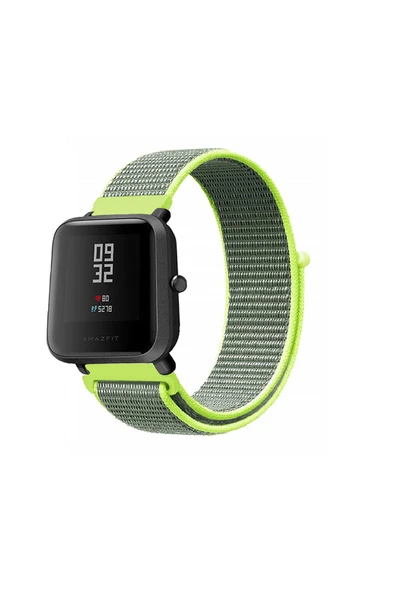 KRETON KRETON Amazfit BİP-BİPU-BİPS-BİP LİTE-BİPUPRO-BİP3 Uyumlu Spor Kumaş Desenli Cırt Cırtlı Kordon Kayış ürün görseli