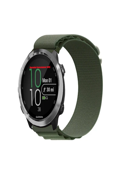 KRETON KRETON Garmin Forerunner 645 / 645 Music Uyumlu Kordon Alpine Loop Döngü Spor Kayış - Resim 10