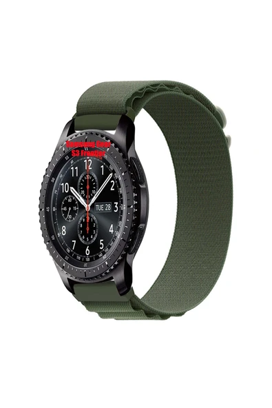 KRETON KRETON Samsung Gear S3 Frontier Uyumlu Kordon Alpine Loop Döngü Spor Kayış - Resim 10