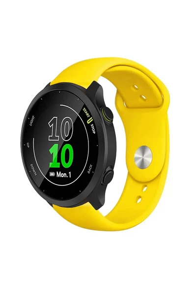 KRETON KRETON Garmin Forerunner 158 Ile Uyumlu Yumuşak Dokulu Silikon Kordon Kayış (20MM) ürün görseli
