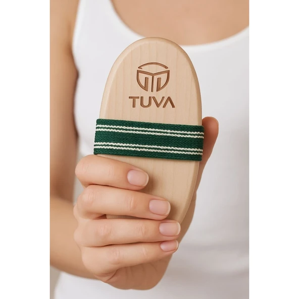 Tuva %100 Doğal At Kılı Fırçası - Doğal At Kılı Selülit Fırçası