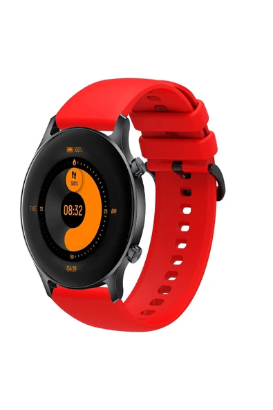 KRETON KRETON Haylou RS3 LS04 Uyumlu Kordon Yumuşak Dokulu Soft Renk Tokalı Silikon Kayış - Resim 3