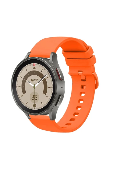 KRETON KRETON Samsung Galaxy Watch FE / FE LTE ile  Uyumlu Kordon Yumuşak Dokulu Soft Renk Tokalı Silikon Kayış - Resim 4