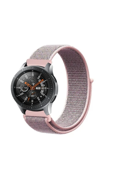 KRETON KRETON Samsung Galaxy Watch 46mm Uyumlu Spor Kumaş Desenli Cırt Cırtlı Kordon Kayış - Resim 9