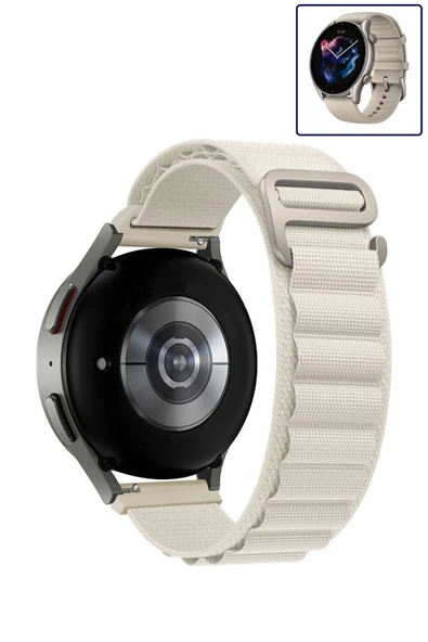 KRETON KRETON Amazfit GTR3-GTR3 PRO Uyumlu Kordon Alpine Loop Döngü Spor Kayış - Resim 6