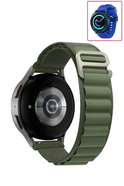 KRETON KRETON Samsung Gear Sport Uyumlu Kordon Alpine Loop Döngü Spor Kayış - Resim 2