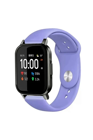 KRETON KRETON Haylou LS02 Uyumlu MAVİ Kordon Yumuşak Dokulu Silikon Kayış - Resim 7