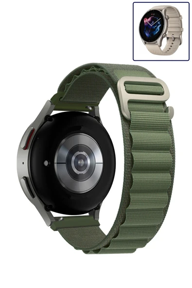 KRETON KRETON Amazfit GTR3-GTR3 PRO Uyumlu Kordon Alpine Loop Döngü Spor Kayış - Resim 9