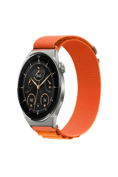 KRETON KRETON Huawei Watch Gt3 Pro 46mm Uyumlu Kordon Alpine Loop Döngü Spor Kayış - Resim 7