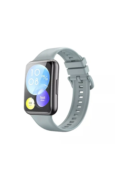 KRETON KRETON Huawei Watch Fit 2 Akıllı Saat Uyumlu Spor Jel Silikon Kordon Kayış - Resim 4