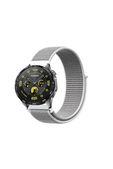 KRETON KRETON Huawei Watch Gt4 46mm Uyumlu Spor Kumaş Desenli Cırt Cırtlı Kordon Kayış - Resim 9