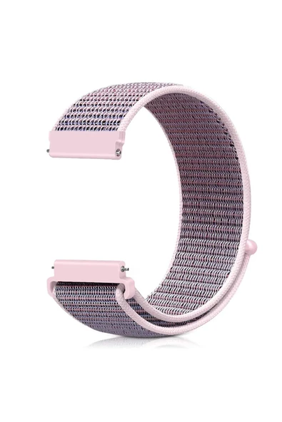 KRETON KRETON Xiaomi Heyplus Watch S8 Uyumlu Spor Kumaş Desenli Cırt Cırtlı Kordon Kayış - Resim 6