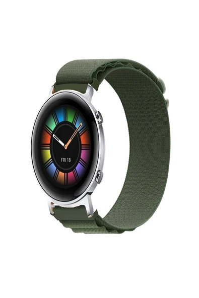 KRETON KRETON Huawei Watch Gt2 42mm Uyumlu Kordon Alpine Loop Döngü Spor Kayış - Resim 7