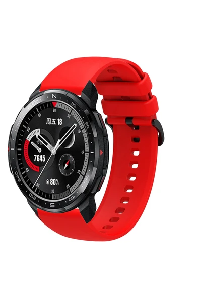 KRETON KRETON Honor Watch GS Pro Uyumlu Kordon Yumuşak Dokulu Soft Renk Tokalı Silikon Kayış - Resim 7