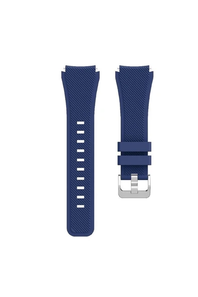 KRETON KRETON Huawei Watch 3 - 3 Pro Akıllı Saat Uyumlu Tırtık Desenli Silikon Kordon Kayış - Resim 3