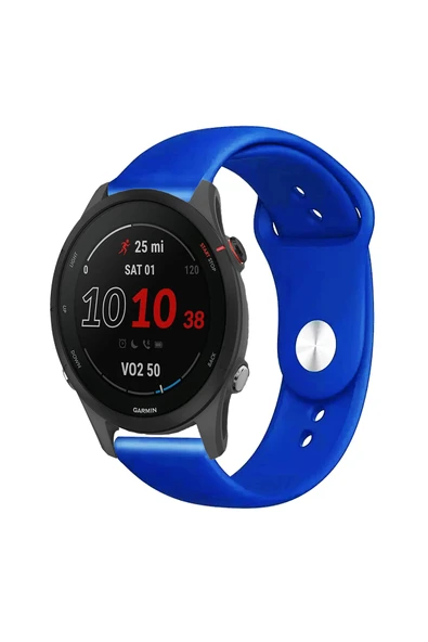 KRETON KRETON Garmin Forerunner 255 Ile Uyumlu Yumuşak Dokulu Silikon Kordon Kayış - Resim 5