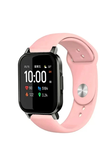 KRETON KRETON Haylou LS02 Uyumlu MAVİ Kordon Yumuşak Dokulu Silikon Kayış - Resim 4